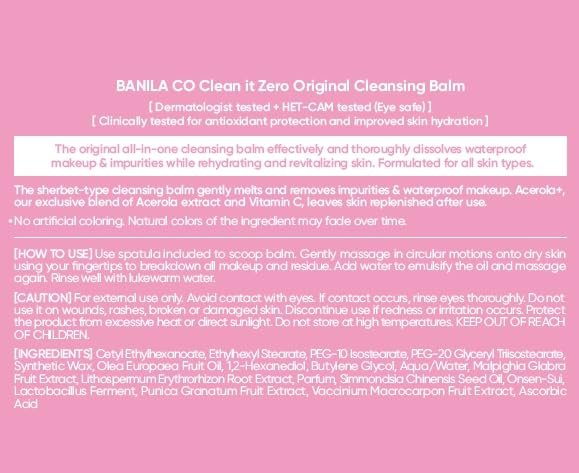 BANILA CO Clean it Zero Original Cleansing Balm - Image 6