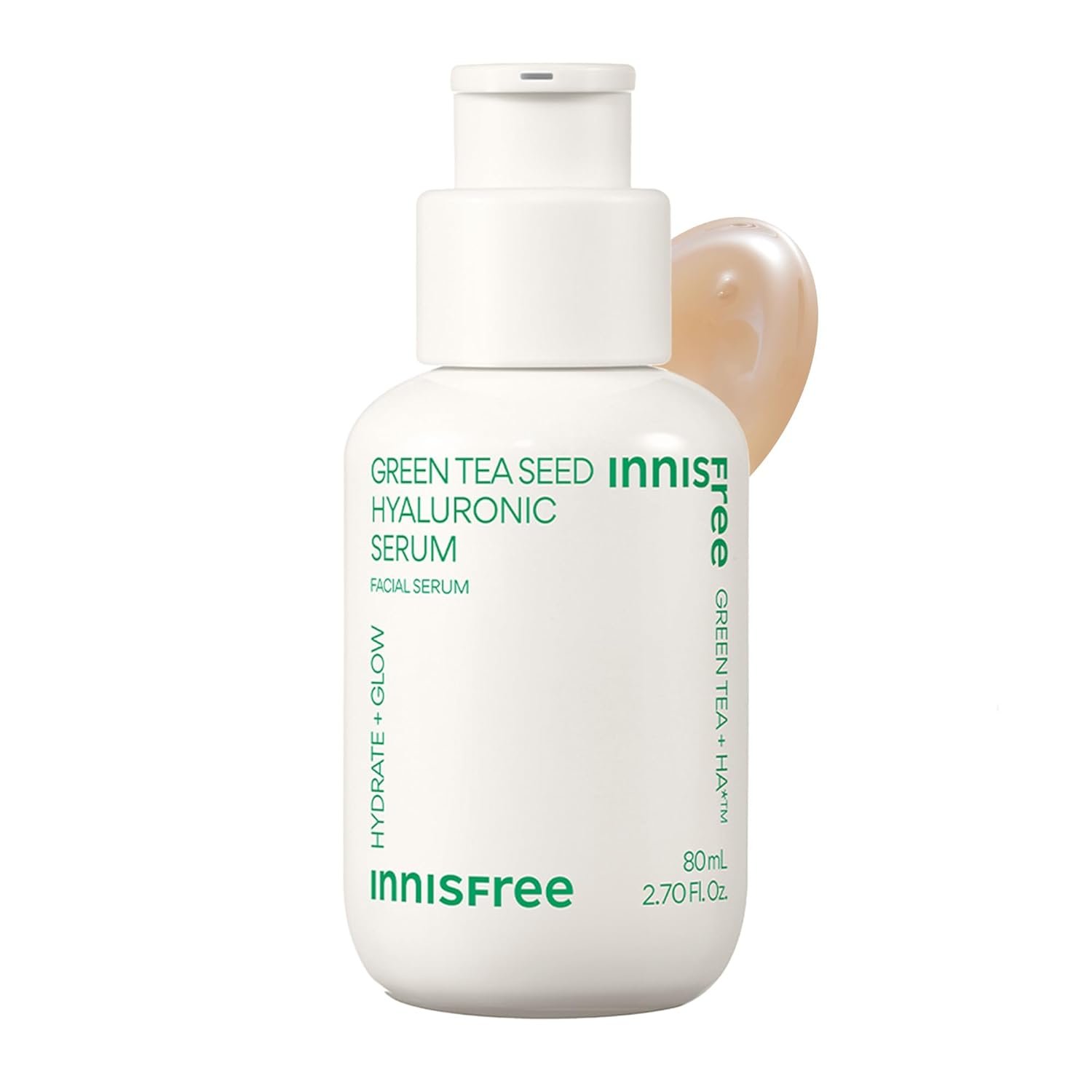 innisfree Green Tea Seed Hyaluronic Serum with Panthenol and Niacinamide