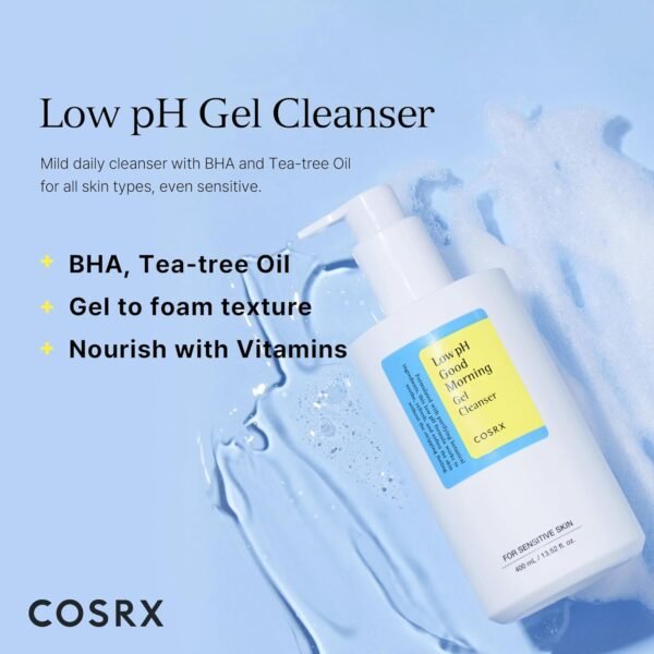 COSRX Low pH Good Morning Gel Cleanser - Image 2