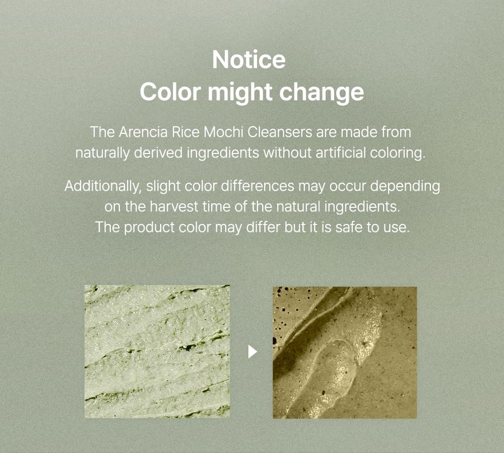 Korean Rice Mochi Face Cleanser – 3-in-1 Foaming Cleanser, Face Mask & Gentle Scrub with Rice Water, Green Tea & Mugwort – Deep Cleansing, Moisturizing & Blackhead Removal - Image 2