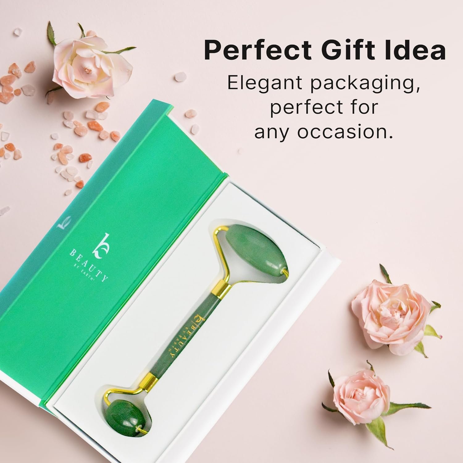 Jade Roller for Face - Smoothes Fine Lines & Wrinkles - Image 6