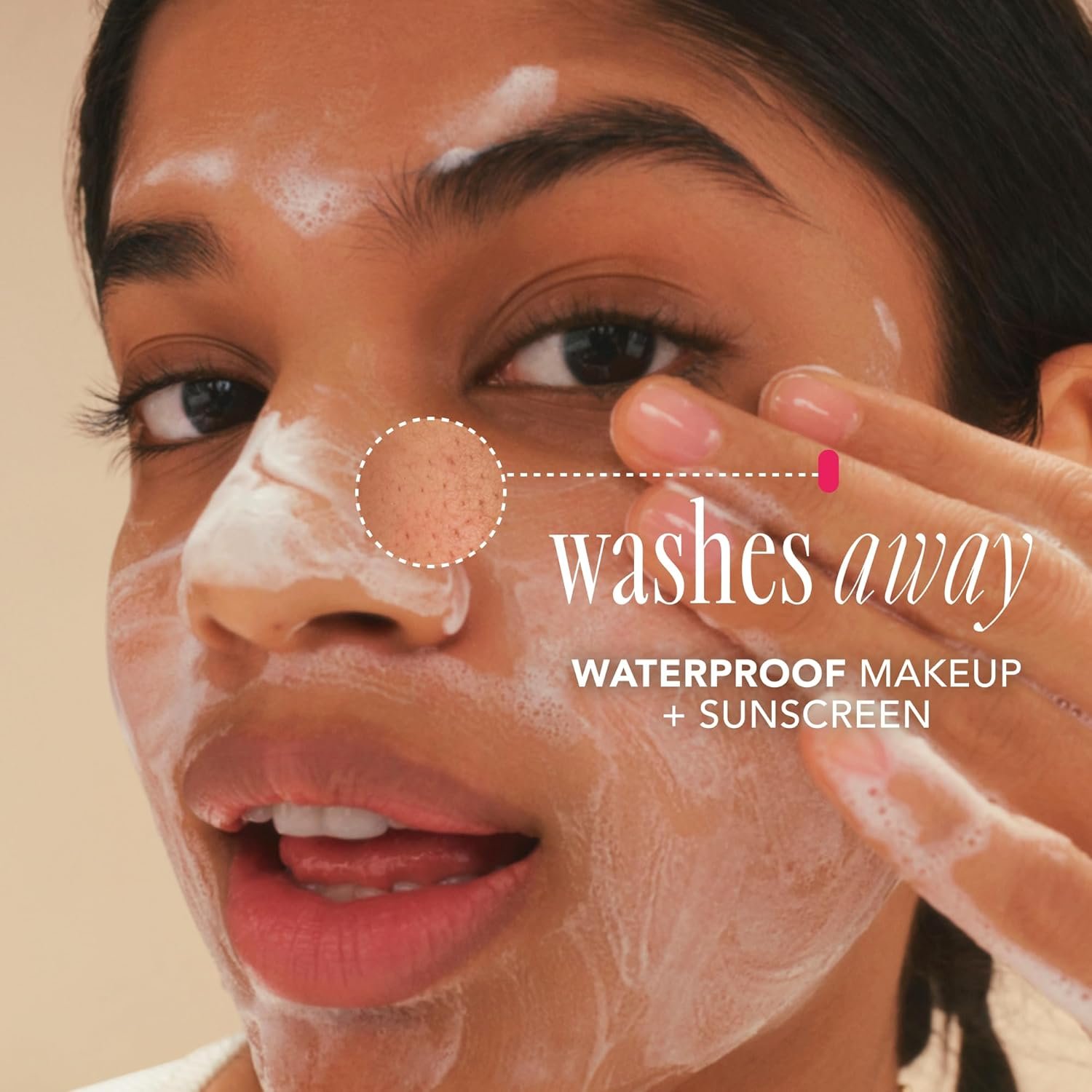 The Face Shop Rice Water Bright Foaming Facial Cleanser with Ceramide - Image 4