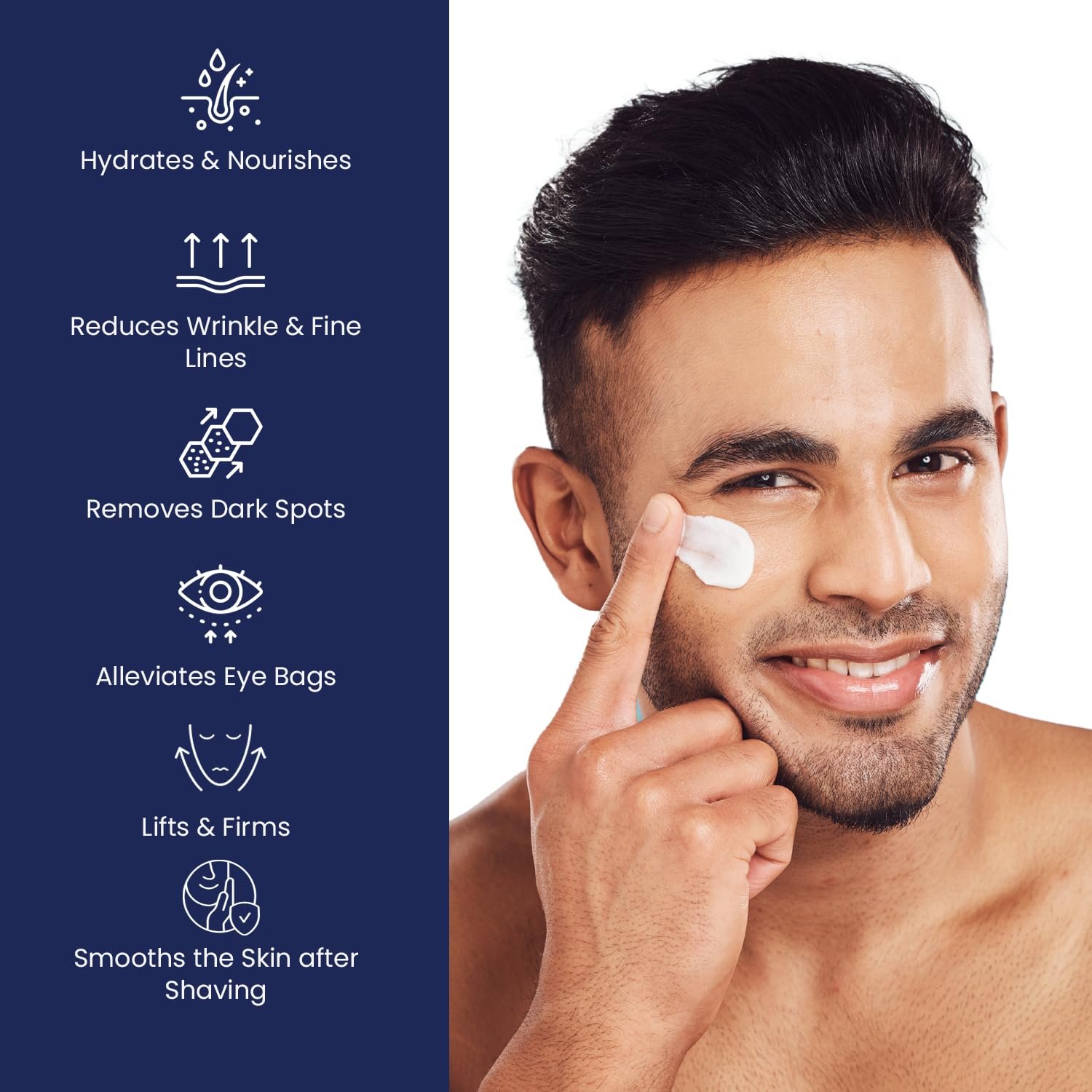 6-in-1 Face Cream for Men with Collagen - Image 8