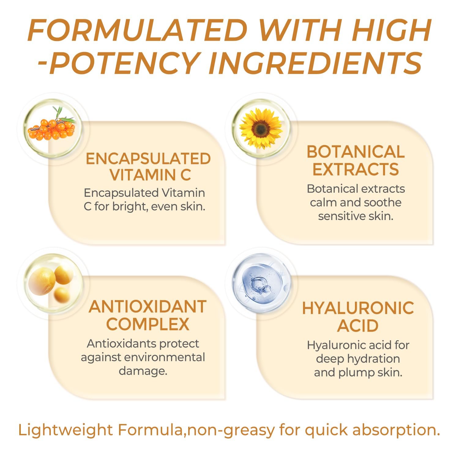 Deep Vitamin C Golden Capsule Hydrating Face Moisturizer - Image 3