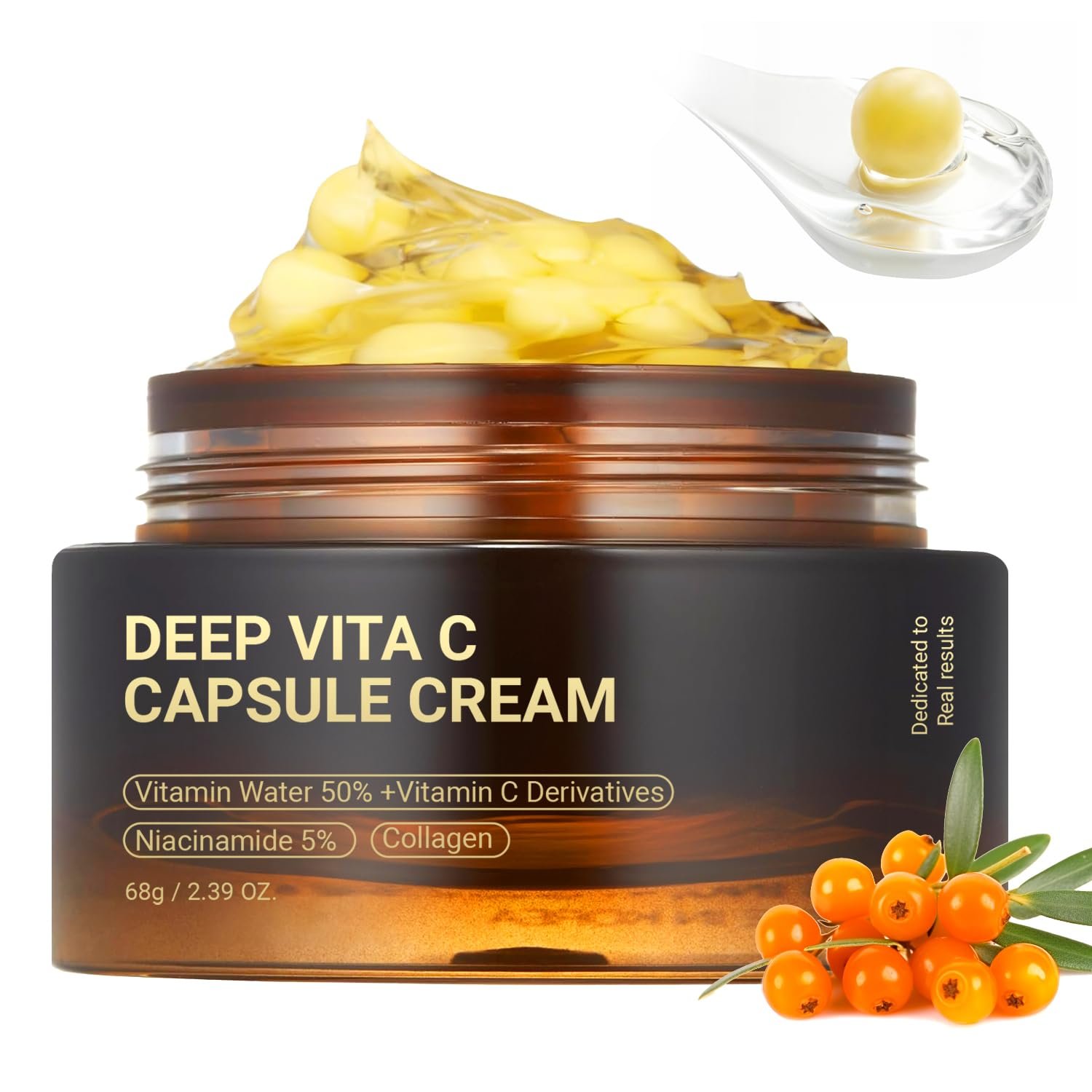 Deep Vitamin C Golden Capsule Hydrating Face Moisturizer - Image 2