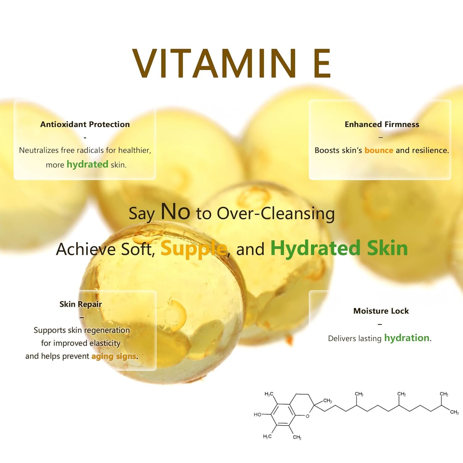 Vitamin E Cleansing Balm – Korean Oil-Based Makeup Remover, Hydrating, Vegan, Clean Beauty, Slim Metal Tin with Magnetic Spatula, Suitable for All - Image 3