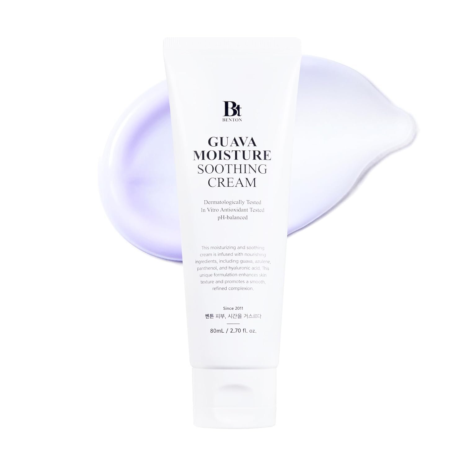 BENTON Guava Moisture Soothing Cream - Easter Basket Essentials, Skin Soothing and Moisturizing Effect for Dry Skin & Sensitive Skin