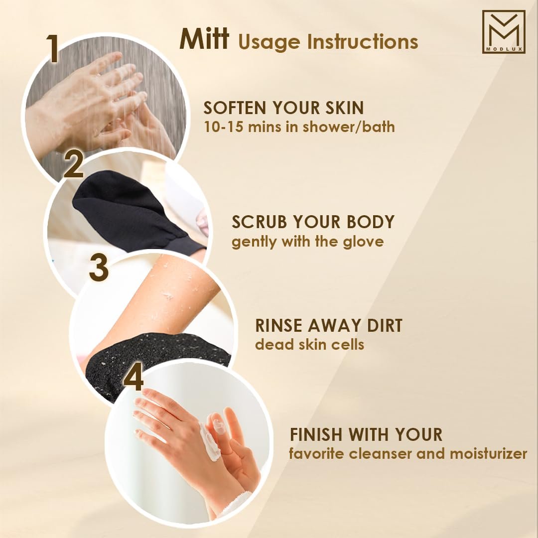 Modlux Korean Exfoliating Mitt - Image 3