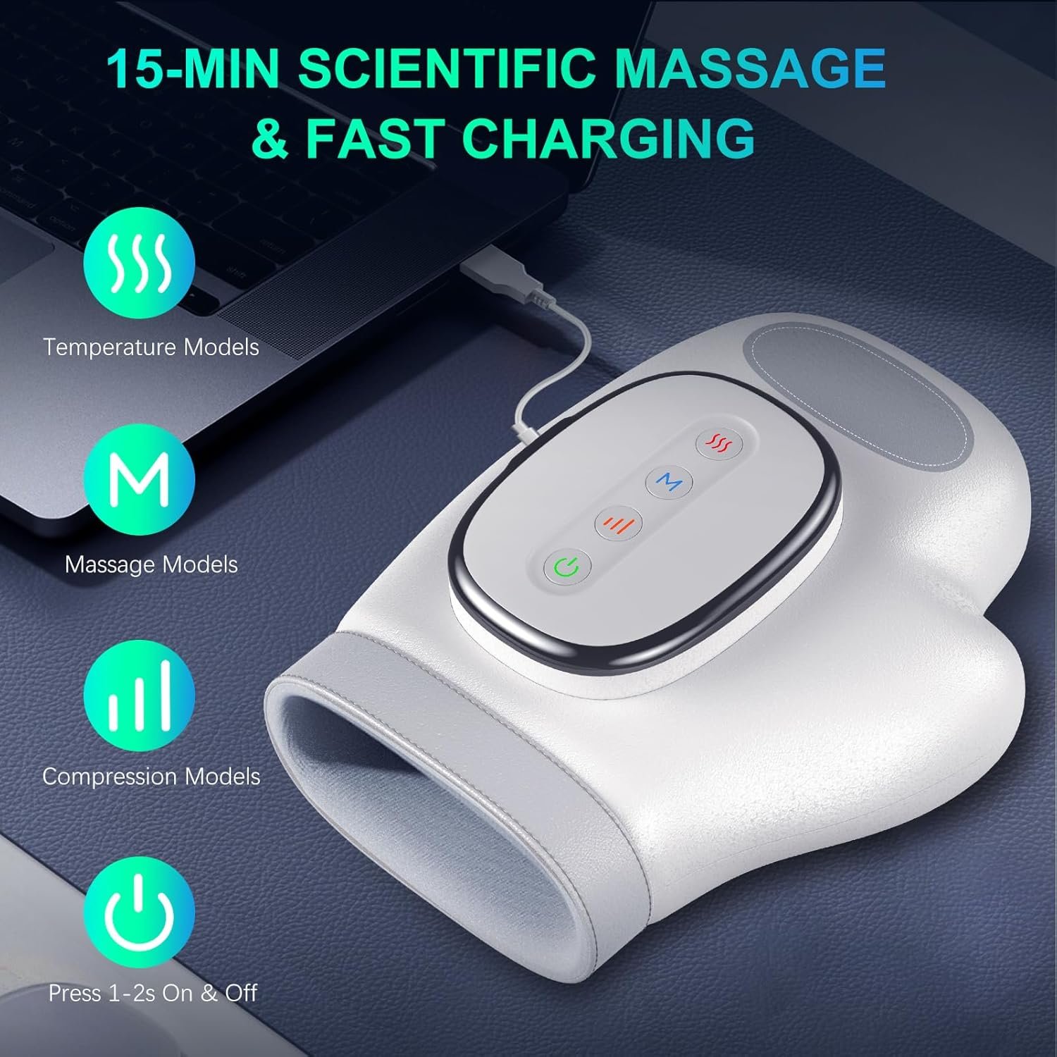 Professional Hand Massager with Heat Compression Therapy - Image 7