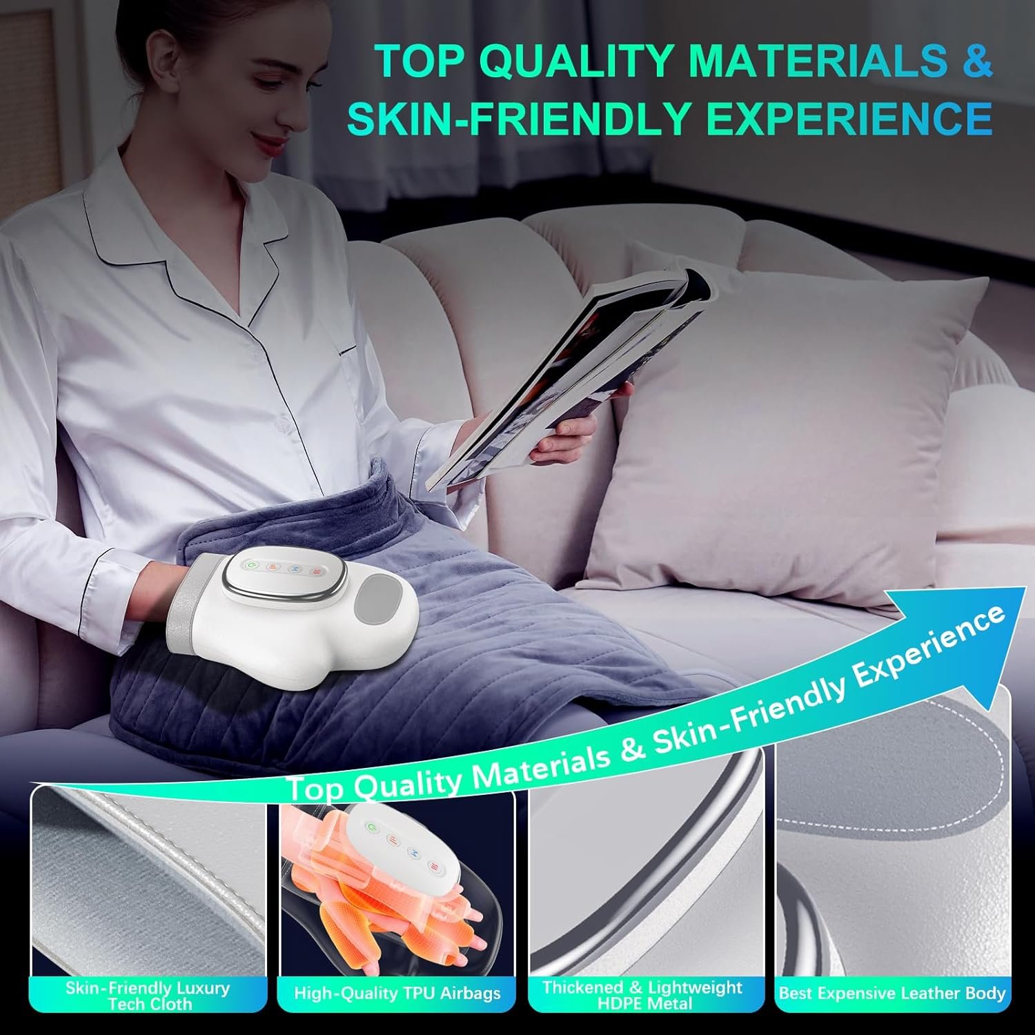 Professional Hand Massager with Heat Compression Therapy - Image 6