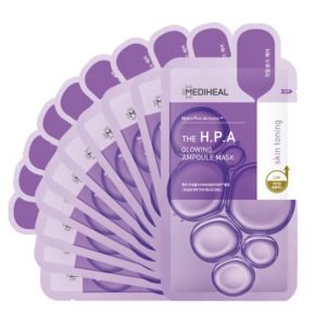 MEDIHEAL HPA Ampoule Mask – LHA & PHA Korean Sheet Mask, 10 Sheets