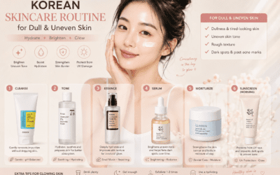 Korean Skincare Routine for Dull & Uneven Skin