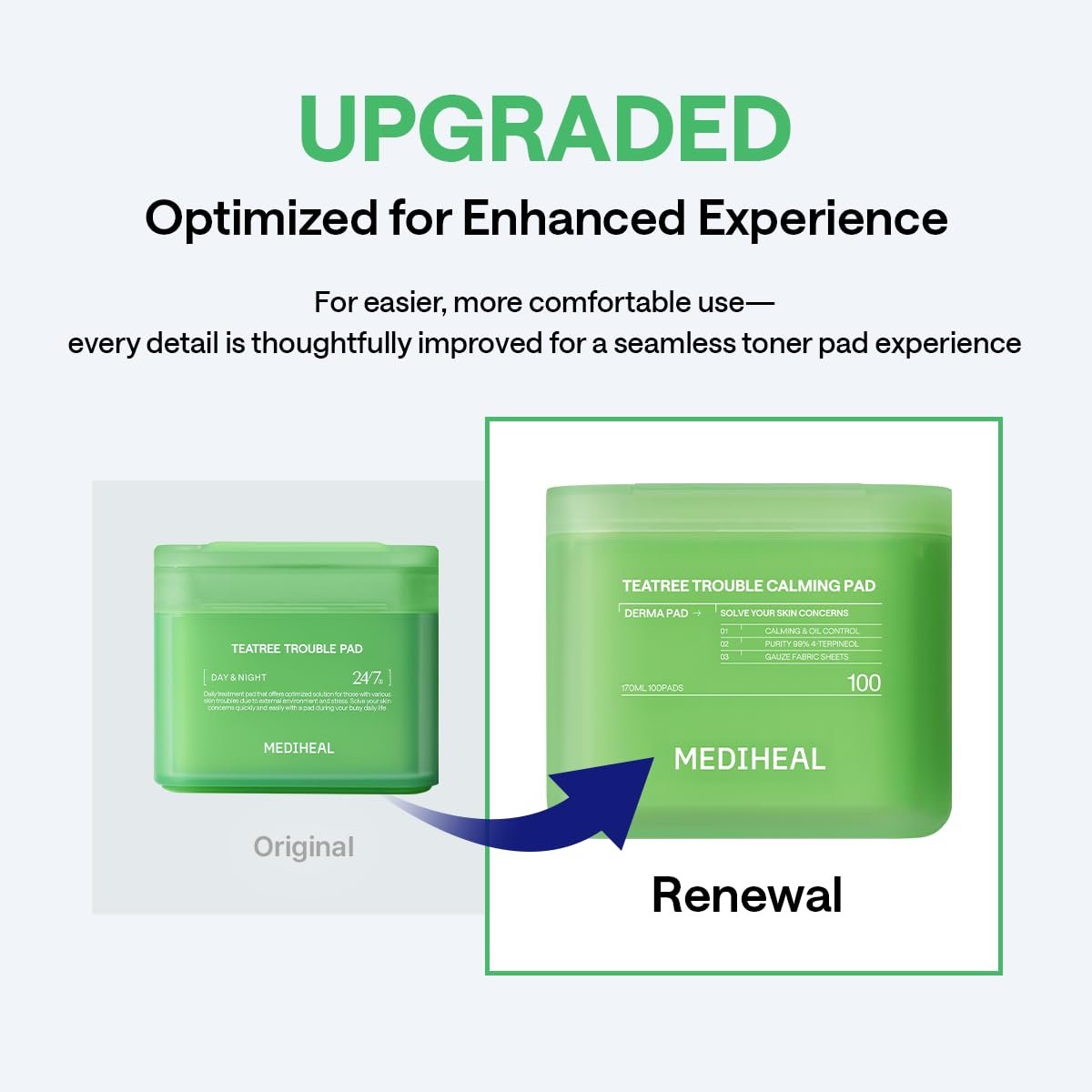 MEDIHEAL Teatree Calming Toner Pads - Image 2