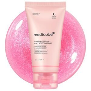 Medicube PDRN Pink Caffeine Overnight Wrapping Mask – Korean Glass Skin Mask